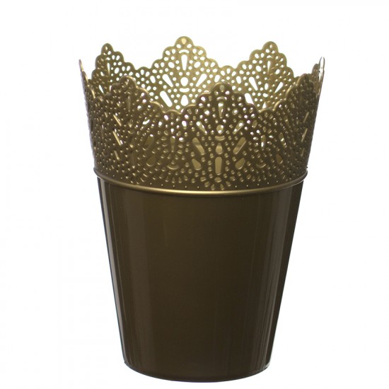 Flower Pots Crown Gold